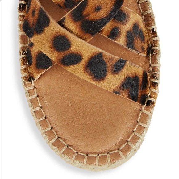 NIB Madewell Espadrille Sandals in Calf Hair - Picture 7 of 7